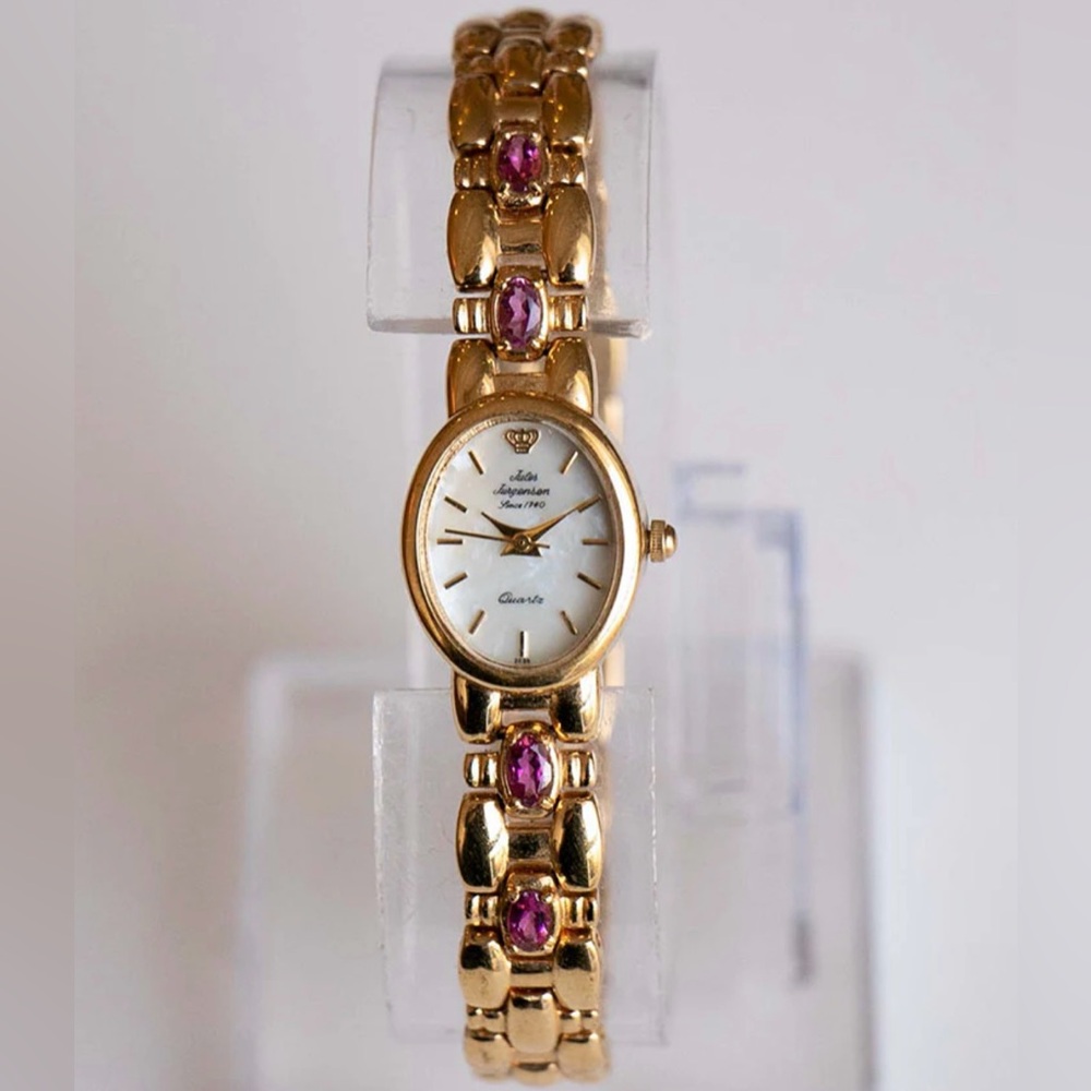 Gold-Tone Jules Jurgensen Vintage Watch | Luxury Watches For Women